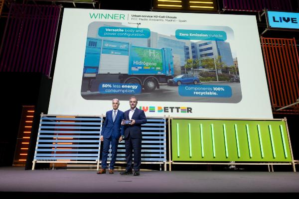 FCC Medio Ambiente gana con su camión de hidrógeno los World Smart City Awards